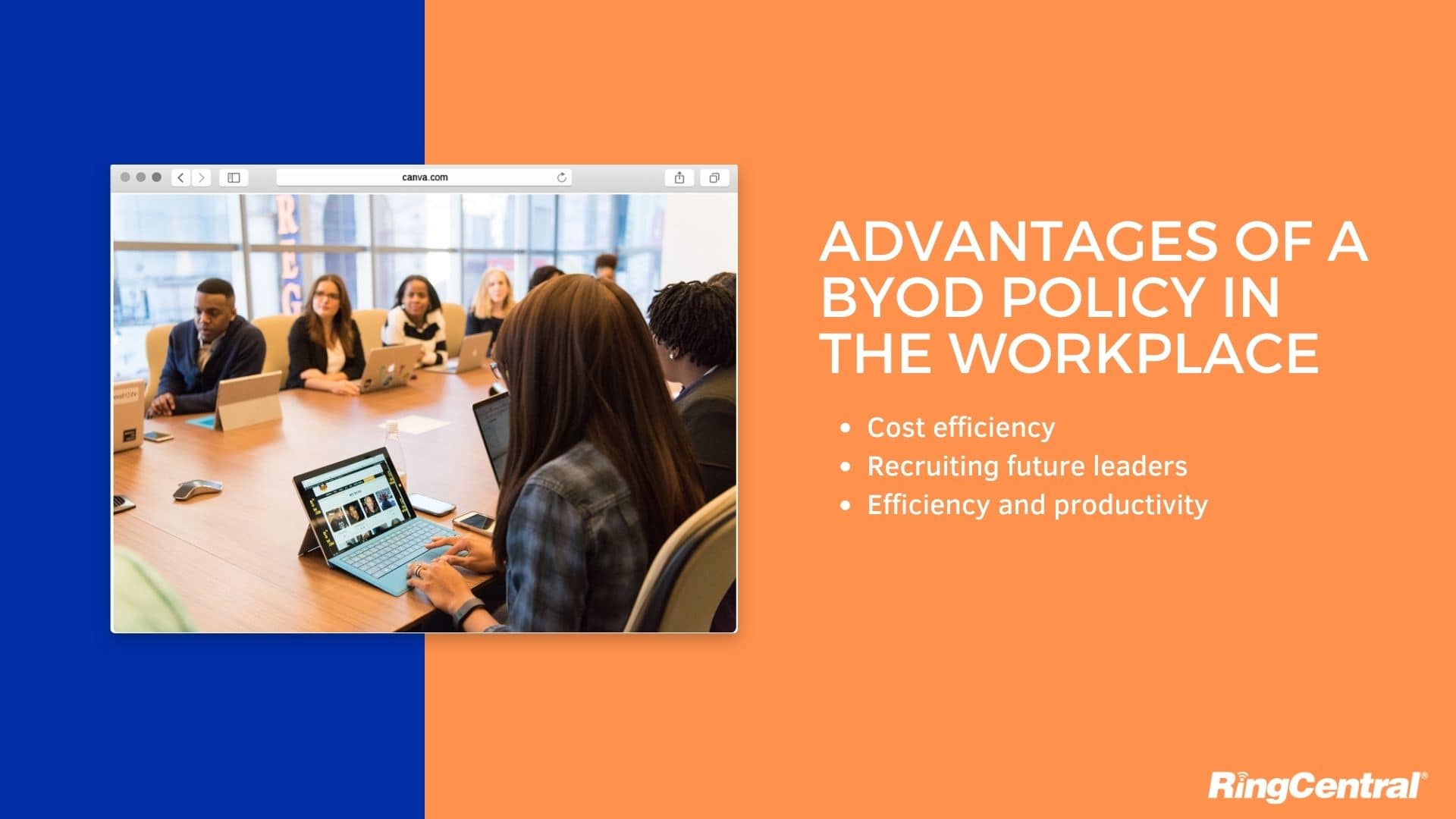 Advantages of a BYOD policy in the workplace