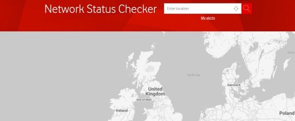 Vodafone Network Status Checker