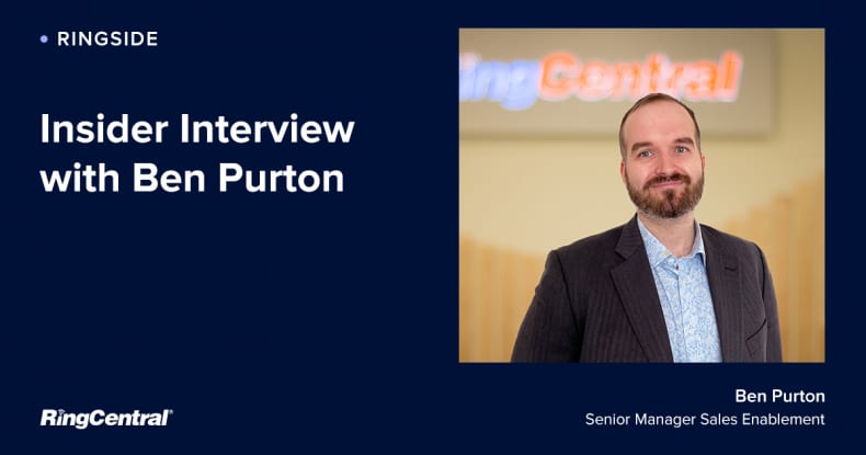 Photo of Ben Purton, senior manager for sales enablement