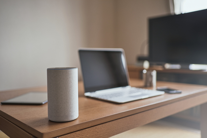 Working from home and Using a smart speaker-773