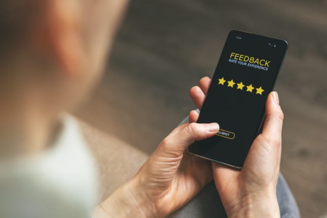 Customer sending perfect score rating | RingCentral UK