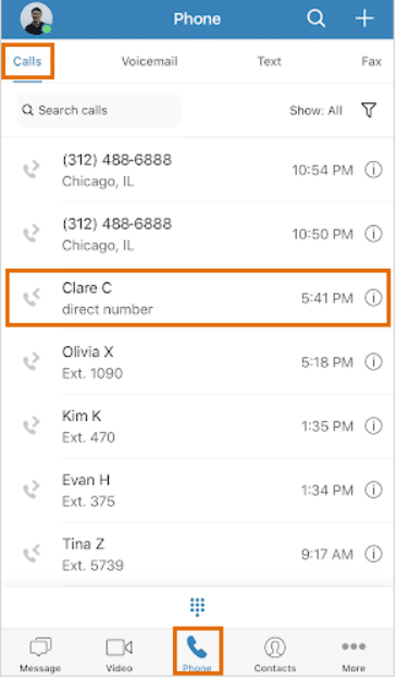 RingCentral-UK-Delete-Call-Log-iOS-View-call-information-step-1-885