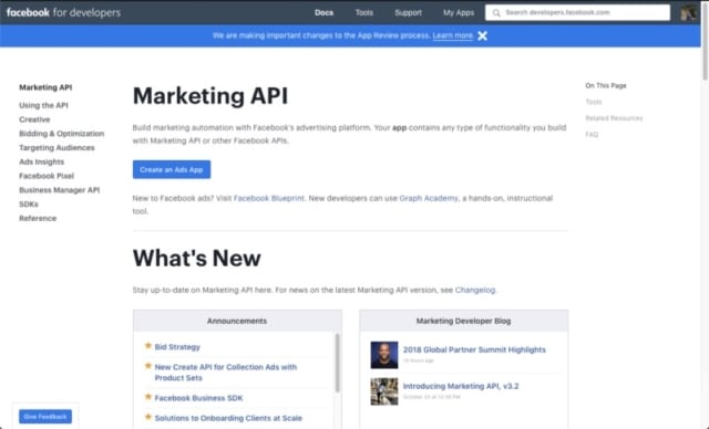 Facebook Marketing API